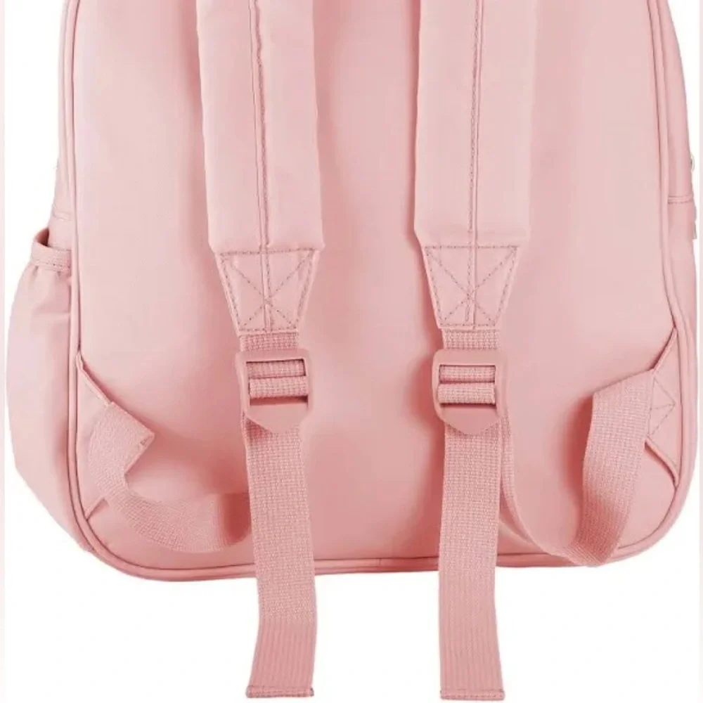 NWT MAKE MARKET SCHOOL DAILY Nylon Pink Kids Backpack 🎒NEW/Pockets Adj Straps